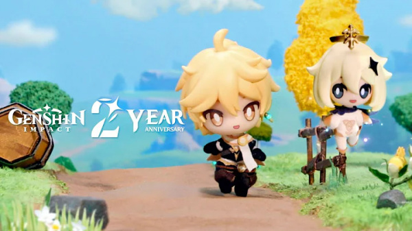 Genshin Impact: 2nd Anniversary Stop Motion Animation - Rarities on the Road
